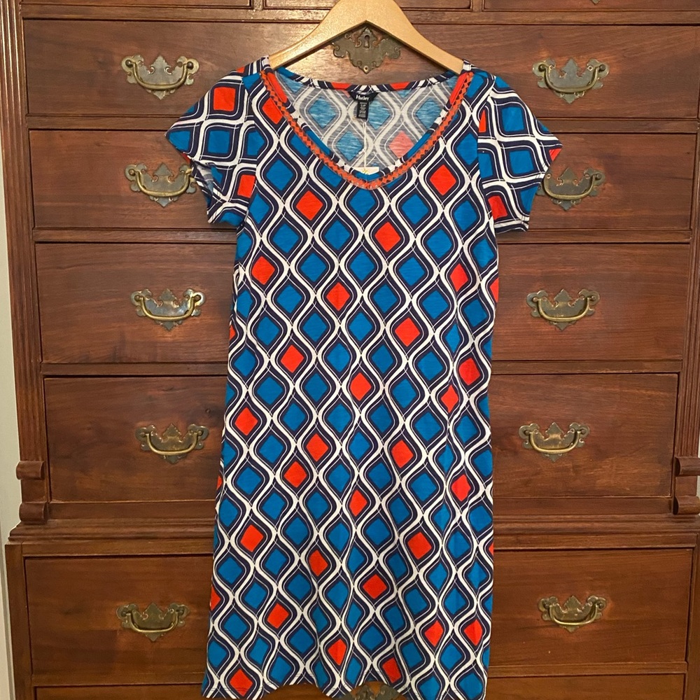 🆕 {hatley} Marina Geometric Print Dress Size Small